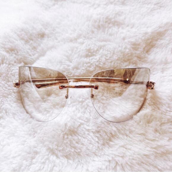 Stylens Accessories - Ophelia Clear Floral Chic Sunglasses